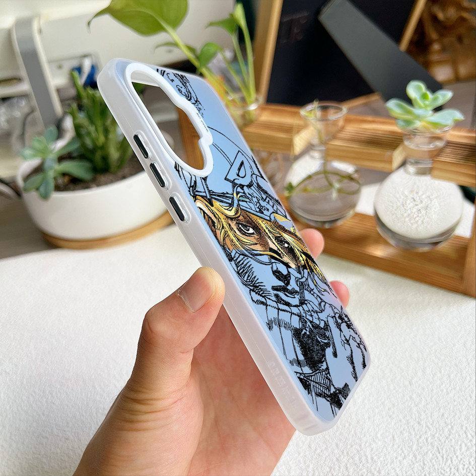 Dành cho Redmi Turbo 5 Max / Turbo 4 Pro / POCO X8 Pro X7 X6 F8 F7 “JOJO ” ”‌Ốp điện thoại viền mềm lưng cứng Dio "/ Note 15 Pro Mi 15T 14T K90 Pro Redmi chống sốc