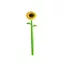 GETVOW Silicone Flower Pen, Silicone Để Bàn Trang Trí Bút Gel Hướng Dương, Kawaii Hoa Trung Tính Bút Học Sinh & Văn Phòng Phẩm Quà Tặng