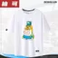AdventureTime Phiêu Lưu Thời Gian Cho Bé AdventureTime Laopi Po Hàng Hóa Cotton Nguyên Chất Cổ Tròn Tay Ngắn Nửa Tay Áo Thun