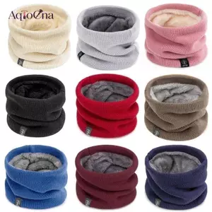 AqToCna Ấm Khăn Dệt Kim Thiên Tính Sang Trọng Chống Gió Mùa Đông Ne Gaiter Thời Tiết Lạnh Thể Thao Ngoài Trời Trượt Tuyết Chạy Bộ Nam Nữ Ống Khăn AqToCna