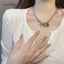 AqToCna Punk Nhện Pha Lê Mặt Dây Chuyền Nelace Goth Dây Xích Choker Dành Cho Nữ Tiệc Halloween Trang Sức Quà Tặng AqToCna