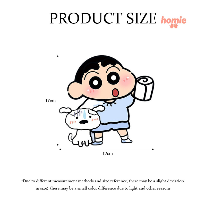 ✨Homie✨Hoạt Hình Dễ Thương Crayon Shin Chan Khử Mùi Miếng Dán Nhà Vệ Sinh Tự Dính Dán Dán Đồ Dùng Phòng Tắm