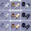 Nhíp 13mm 15mm 18mm Nắp chai Fine Mist er Chai er Được sử dụng cho 15mm Loại Bayonet Nhôm Chai nước hoa Phù hợp với vòi phun VN
