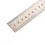 HFTOY CH 20cm Thước kim loại Quy tắc hệ mét Công cụ đo hai mặt chính xác 3CC ~