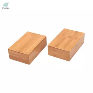 2x Khối Yoga Tre Cải Thiện Sức Mạnh, Cân Bằng Và Linh Hoạt Hỗ Trợ Gạch Cho Thể Thao Trong Nhà Squat Tập Luyện Kéo Dài Pilates