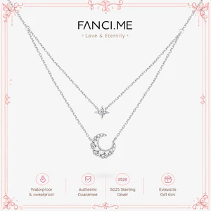 Vòng cổ bạc Sterling "Giấc mơ rực rỡ" FANCIME