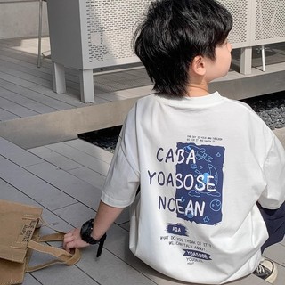 T-shirt Unisex Áo ngắn tay In họa tiết Áo thun Bé trai và Bé gái cổ tròn phù hợp Tops 100% COTTON