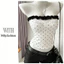 Milyfashion Chấm Bi Nấm Cạnh Nóng Kim Cương Giả Ống Top Phong Cách Mới Ngọt Cay Ngắn Top Có Miếng Lót Ngực Y2K MLNZ