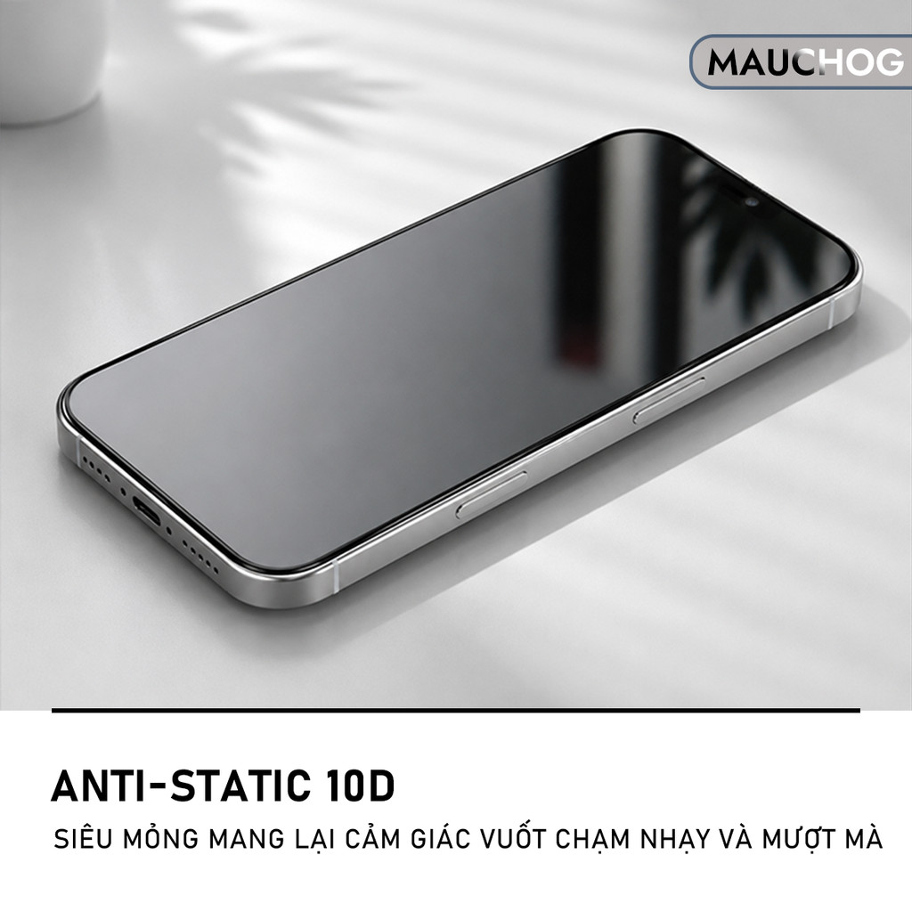 Kính Cường Lực Trong Suốt Chống Tĩnh Điện Dễ Dán Cho Điện Thoại iPhone 17 Pro Max 16 15 14 13 12