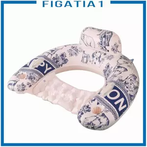 Bơm Hơi PVC Lounge Phao Nâng Tựa Lưng Bể Bơi Lounger Có Họa Tiết Ghế Xếp Phao Cho Bãi Biển