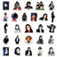 51 Chiếc Michael Jackson Hàng Hóa Sáng Tạo Ngôi Sao Vui Nhộn Và Cá Tính Graffiti Dán Trang Trí Sổ Tay Ván Trượt Quà Tặng Sinh Nhật