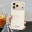 Ốp Điện Thoại Dây Xích Hoa Hồng Cho iPhone 17 Pro Max 16 15 Pro Max Vỏ Bảo Vệ Chống Sốc