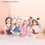 Mới 16cm Mini Búp Bê Di Chuyển Được Khớp Búp Bê 3D Đôi Mắt To DIY Đồ Chơi Búp Bê Có Quần Áo Trang Phục Cho Bé Gái Đồ Chơi SKY
