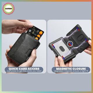 SAFENH RFID Bloing Ví Nhôm, Khe Da, Hộp Đựng Thẻ Nam VN