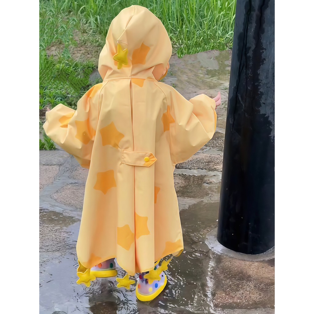 🔥Đi học áo mưa hàn quốc dễ thương thời trang Ngôi Sao Dễ Thương Poncho Trẻ Em Áo Mưa Mẫu Giáo Quần Áo Mưa Trẻ Em Bé Tiểu Học Học Mới Áo Mưa Chống Thấm Nước