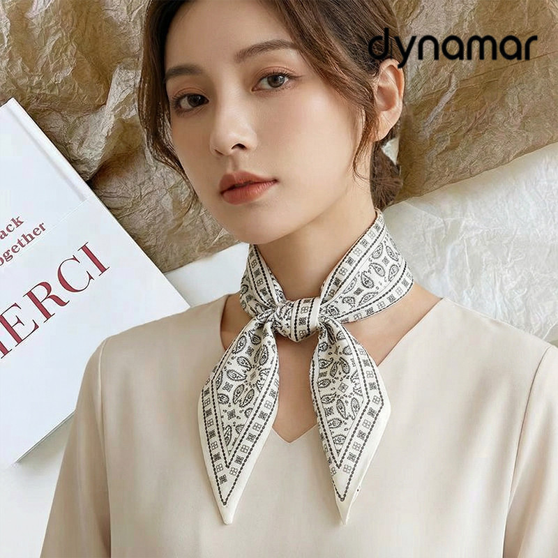 【dynamar】Khăn choàng dài họa tiết Paisley thanh lịch dành cho nữ, phụ kiện đa năng cho tóc và cổ.