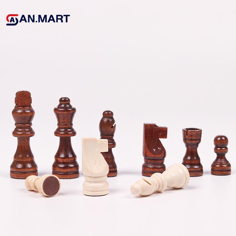 AN.MART 32 Chiếc Cờ Gỗ Miếng Hoàn Chỉnh Cờ Tướng Từ Quốc Tế Bộ Cờ Tướng Cờ Tướng VN