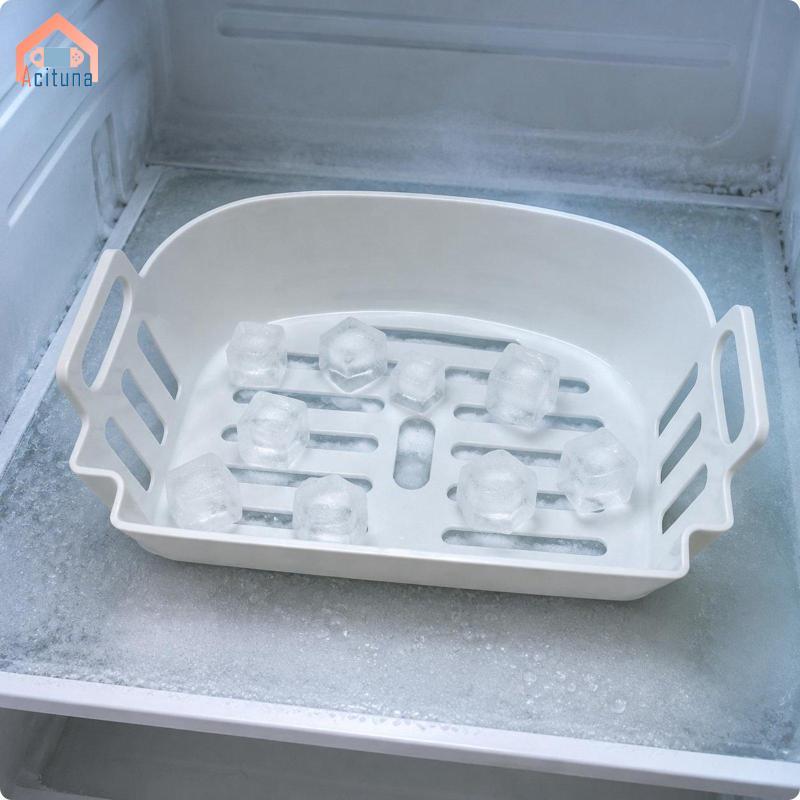 Hộp đựng đá Acutuna có khe hở Phụ kiện giỏ đá cho máy làm đá cho tủ lạnh gia đình
