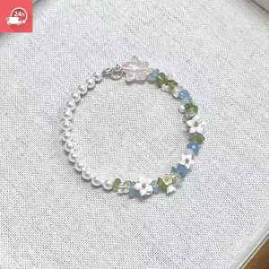 Vòng tay nữ hình ngôi sao hoa khí chất thời trang tươi mát và đa năng