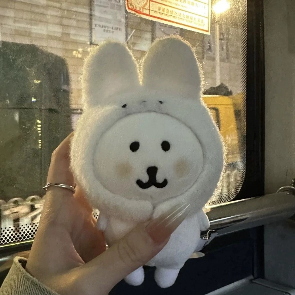 10cm Nhỏ Sữa Thỏ Mũ Trùm Đầu Giá Trị Cao Quần Áo Bé Mặc Búp Bê Cotton Dễ Thương Sang Trọng Phụ Kiện Tự Móc Treo 6.2