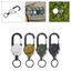 Cuộn huy hiệu kéo có thể thu vào hạng nặng Carabiner Móc chìa khóa Dây thép RopeHolder