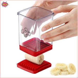 N & X Máy thái tốc độ rau củ quả mới với tấm đẩy Máy cắt cốc thủ công Dụng cụ cắt lát chuối dâu tây cầm tay Phụ kiện nhà bếp.