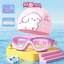 Thiết bị bơi lội trẻ em chống thấm nước hoạt hình dễ thương kính bơi silicone mũ bơi