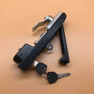 MS834-2P Màu đen có khóa phẳng treo, Khóa cửa tủ điện, Khóa cửa tủ công tắc điện, Khóa tủ khung gầm U1FX