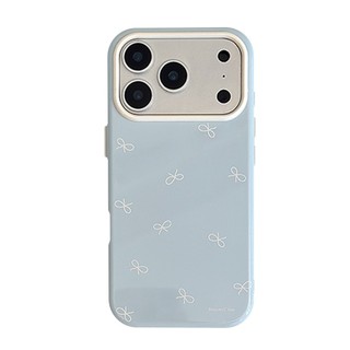 [Sheren] Ốp điện thoại nơ đơn giản kiểu dáng ins Thích hợp cho i17 16 15 14 13 12 11 pro max Vỏ bảo vệ chống sốc