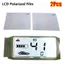 FANIELLAPOWELL 2 Phim phân cực LCD, Phim màn hình hiển thị 9x9cm đa năng, Màn hình hiển thị hình ảnh Phim LCD đa năng cho đồng hồ Pin điện thoại di động trên ô tô