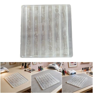 SA Linh Hoạt Móng Tay Khuôn Retro Chủ Đề Móng Tay Nghệ Thuật Mẫu Khuôn Kết Cấu Silicon Thích Hợp Cho Người Làm Đẹp Và Người Học Nghệ Thuật