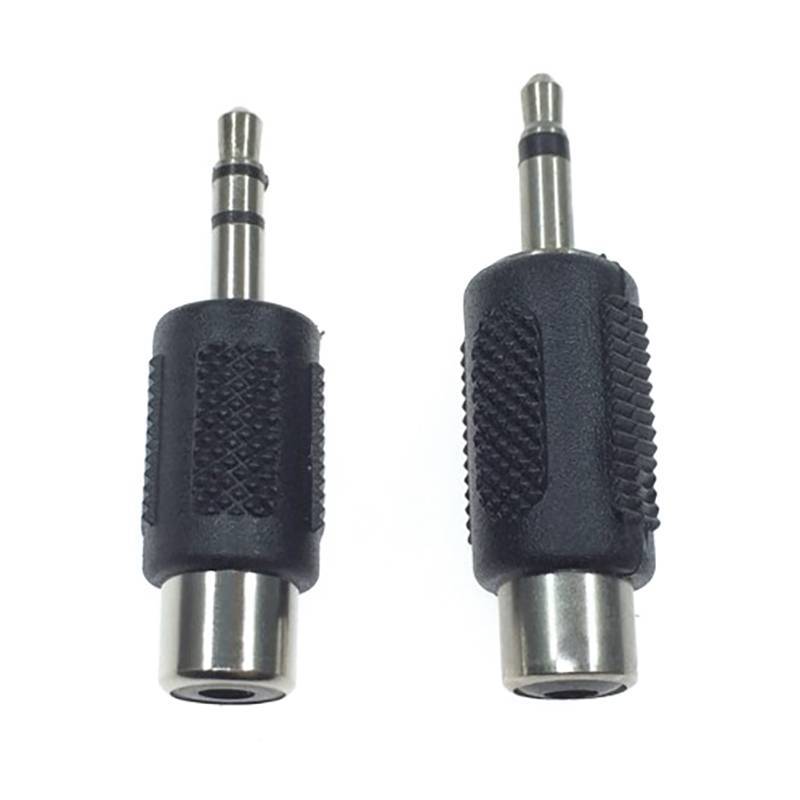 JINHF 1 Mono Kênh Kép Cắm 3.5 Sang AV Adapter 3.5 Mm Đầu Âm Thanh Nam Sang Sen RCA Nữ Ja Đầu Chuyển Đổi HOT