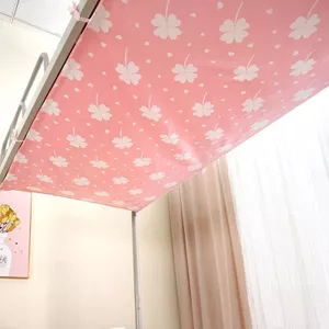 XYLBY14 Ký túc xá Giường Bunk Lưới chống muỗi Vỏ chống bụi 90x190 Mũ trùm đầu chống bụi dễ thương, Thích hợp cho đầu giường khung sắt thấp cao.