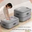 Dụng cụ sắp xếp tự nén CHEESELY, Túi đựng đồ chăn bông chống ẩm dung tích lớn, Tiết kiệm không gian bền bỉ Tủ quần áo có thể gập lại chống bụi cho phòng ngủ