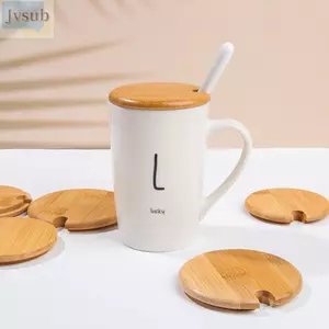 JVSUB Nắp Gỗ Có Thể Tái Sử Dụng Mason Jar Nắp Miệng Rộng Có Thể Tổ Chức Nhà Bếp Gia Vị Nắp Chai