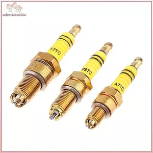 THÊM 1 Cái Bugi 3 Điện Cực Ba A7TC D8TC Cho GY6 CG 50 70 110 125 150CC Xe Máy Atv Xe Tay Ga Bụi Bẩn Xe Đạp Go Kart BSS