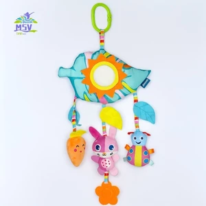 Đồ chơi treo xe cầu vồng - Chuông cũi Làm dịu thanh lịch sang trọng cho trẻ sơ sinh