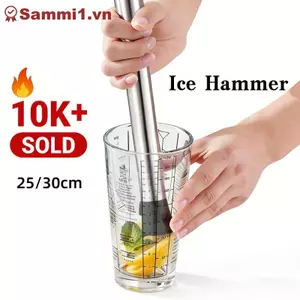 Búa nghiền đá bằng thép không gỉ ZK dùng cho cocktail & Popsicles VN