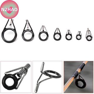 N2HAO 7 Chiếc Kích Thước Hỗn Hợp Câu Cá Top Nhẫn Thanh Cực Bộ Sửa Chữa Dòng Hướng Dẫn Mắt Bộ Mới n