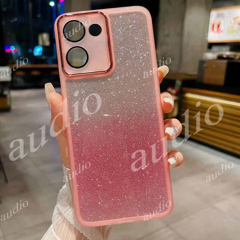 Ốp điện thoại HONOR X7e 4G 5G Bling Long lanh cho Honor X7e HonorX7e 4G 5G 2026 Vỏ trong suốt chống sốc có nắp bảo vệ ống kính máy ảnh đầy đủ cho Honor x7e HonorX7E HONORX7e 4G 5G
