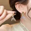 Bạc Kim Tím Gradient Đuôi Cá Ngọc Trai Tua Rua Bông Tai Niche Ngọt Ngào Cao Cấp Bông Tai Thiết Kế Thời Trang Bông Tai Nữ 2026-6-1
