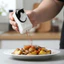 Bình Gia Vị FUHUIOT, Họa Tiết Mèo Có Vòng Niêm Phong Silicon Lọ Muối Gốm, Bình Gia Vị Trang Trí Mini Vuông Dễ Thương Nhà Bếp