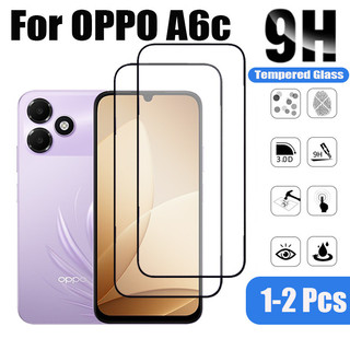 1-2 Chiếc OPPO A6c 4G HD Kính Cường Lực Bảo Vệ Màn Hình Cho OPPO A6s A6t Pro A6 A5i A5x A5 A3X A3 A79 A40 A60 A58 A78 A18 A38 4G 5G 9D Phim Bảo Vệ Kính