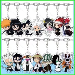 HT3 Bleach Kurosaki Ichigo Kusaki Rukia Inoue Orihime acylic Móc Khóa Móc Khóa Túi Mặt Dây Chuyền TH3