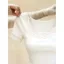 Áo thun nữ ren trắng phong cách nhẹ nhàng kiểu Pháp, mùa hè phong cách mới Tính khí mỏng hơn trông đẹp Slim-fit Top
