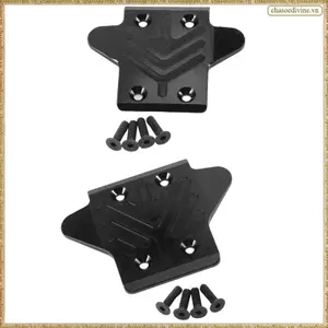 Bộ bảo vệ vỏ giáp khung gầm trước và sau bằng kim loại cho các bộ phận nâng cấp xe RC 1 / 8 KRATON 6S, màu đen