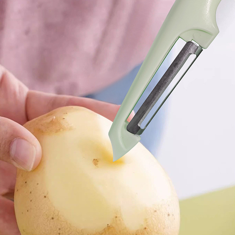 Mũi Nhọn Nhà Bếp Đa Năng Dày Peeler Lột Khoai Tây Dưa Chui Planer Hộ Gia Đình Dưa Planer ETAS