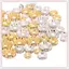 JRP 100 Chiếc 5 / 7 / 10 Mm Rondelle Đĩa 316 Thép Không Gỉ Pha Lê Miếng Đệm Hạt Có Kim Cương Giả Để Trang Sức Làm Vòng Tay DIY JRP