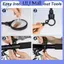 ULJ 2 Chiếc Gương Tay Lái Chiếu Hậu Xe Đạp Dài 360° Dành cho xe đạp đường núi Xe máy Ống có thể uốn cong Gương chiếu hậu có thể điều chỉnh.