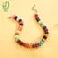 Boho Choker Nelace Hạt Acrylic Nhiều Màu Sắc Trang Sức Bãi Biển Nhẹ Nữ Phong Cách Lễ Hội Mùa Hè